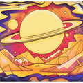 Cosmic Landscape With Giant Rings