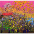 Cornus Officinalis Festival Oil On Canvas