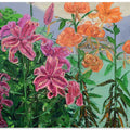 Lush Pink And Orange Lilies