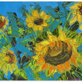 Sun Flower Oil On Canvas