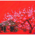 peach blossom oil on canvas