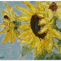sun flower oil on canvas