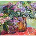 Lilac and chestnut flowers