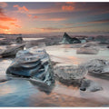 glacial lagoon beach