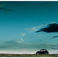 Art Prints of The Red VW Beetle