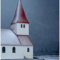 Snow storm in Vik