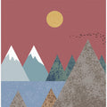 Art Prints of Mountain landscape