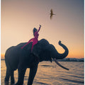 Art Prints of Sunset at Lak lake