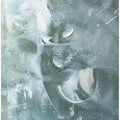 Art Prints of Green and White Acrylic No 2
