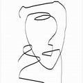 Art Prints of Abstract Head No1.