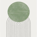 Art Prints of Green Moon No1.