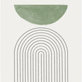Art Prints of Green Moon No3.
