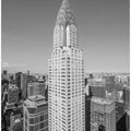 Art Prints of Chrysler Black and White