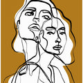 Interwoven Faces