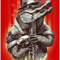 Canvas Art Print croc rocks