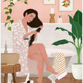 Art Prints of After a Bath