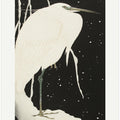 Heron In The Snow