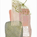 Art Prints of Delicate Pink and Green-3