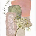 Art Prints of Delicate Pink and Green-1