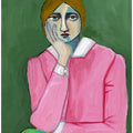 Vintage Lady in pink