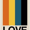 Retro Stripe LOVE Sundaze