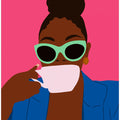Women Drinking Coffee