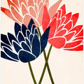 Three Dancing Blossoms
