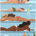Ladies by the pool