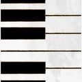 Art Prints of Black and gold piano