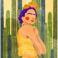 Frida and cacti