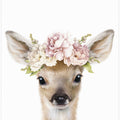 Floral Baby Deer