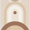 Beige Mid Century Poster