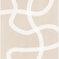 White Brush Stroke Poster