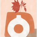 Vase and Leaves