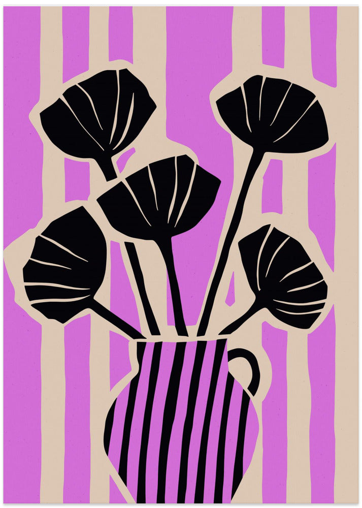 Bold Blooms in Vase