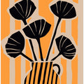 Bold Floral Stripes