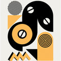 Geometrical Design In Yellow