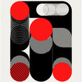 Geometrical Play With Coil and Stripes