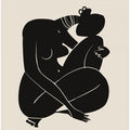 Baby Curl African Nude In Black
