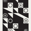 Squares and Triangles In Black