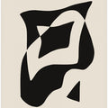 Bold Black And White Geometric Composition