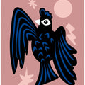 Moon and Stars Raven