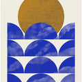 Geometrical Sunset Composition