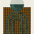 Textured Mid Century Composition 5