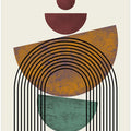 Textured Mid Century Composition