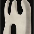 Abstract White Sculpture Scream