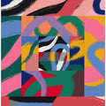 Colorful Line Ribbon Abstract