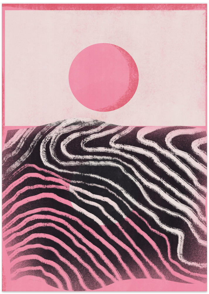 Pink Horizon Waves