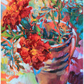 Marigolds in a cup