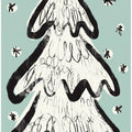 Christmas Tree And Snow